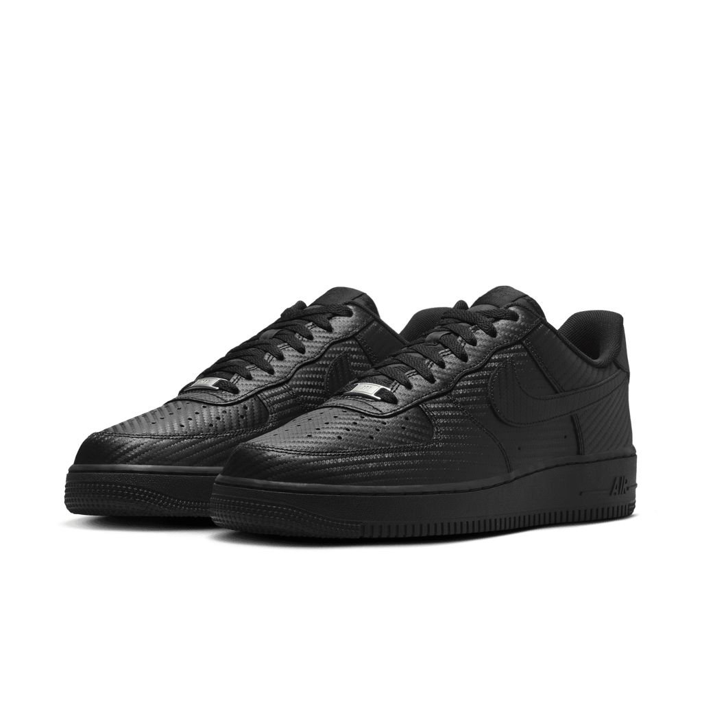 Men's Nike Air Force 1 '07 "Black Carbon Fiber"