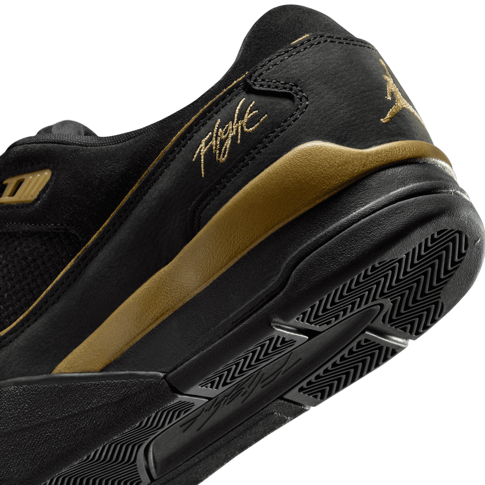 Men's Jordan Flight Court "Black Metallic Gold"