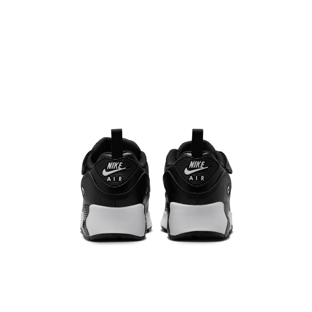 Little Kids' Nike Air Max 90 EasyOn "Black White"