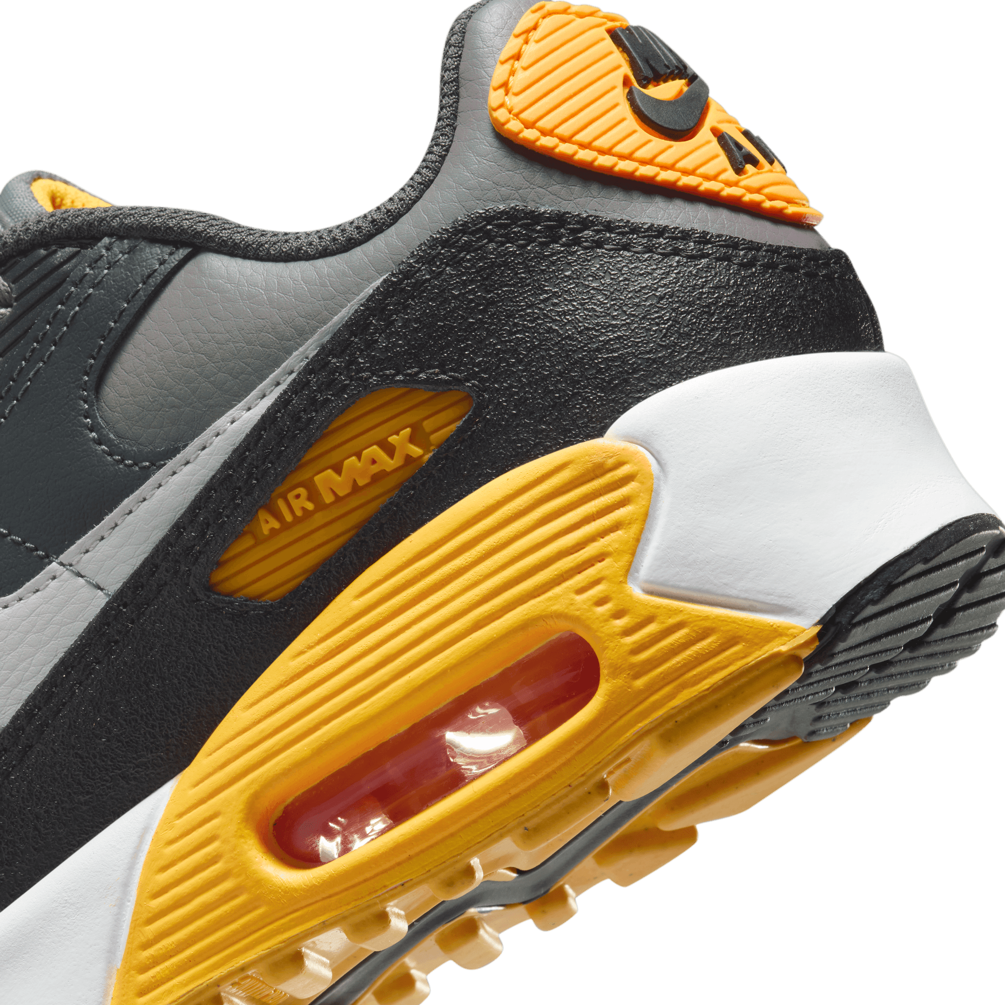 90 Essential Air Max Grey And Yellow Big Kids' Nike Air Max 90