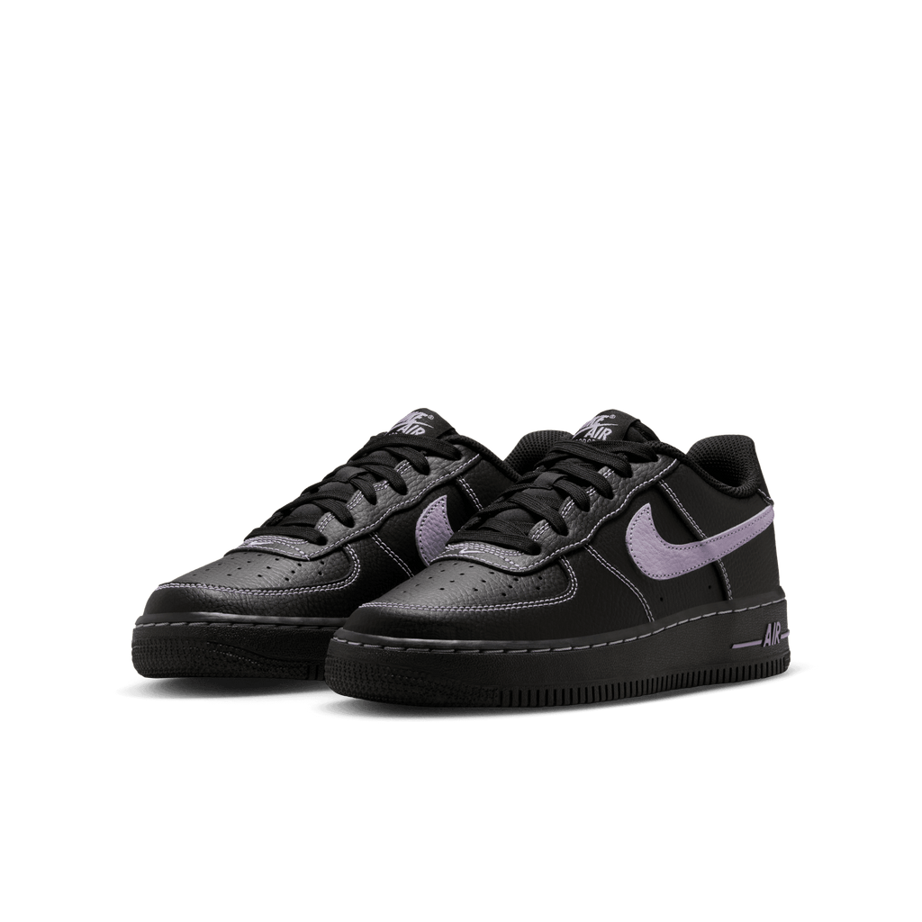 Big Kids' Nike Air Force 1 LV8 4 "Black & Hydrangeas"