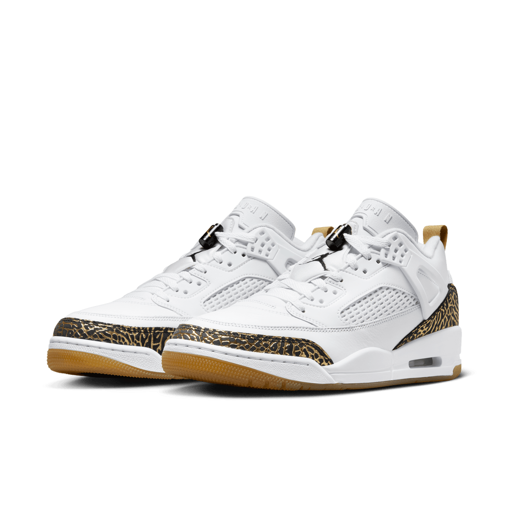 Men's Jordan Spizike Low "White Black Metallic Gold"