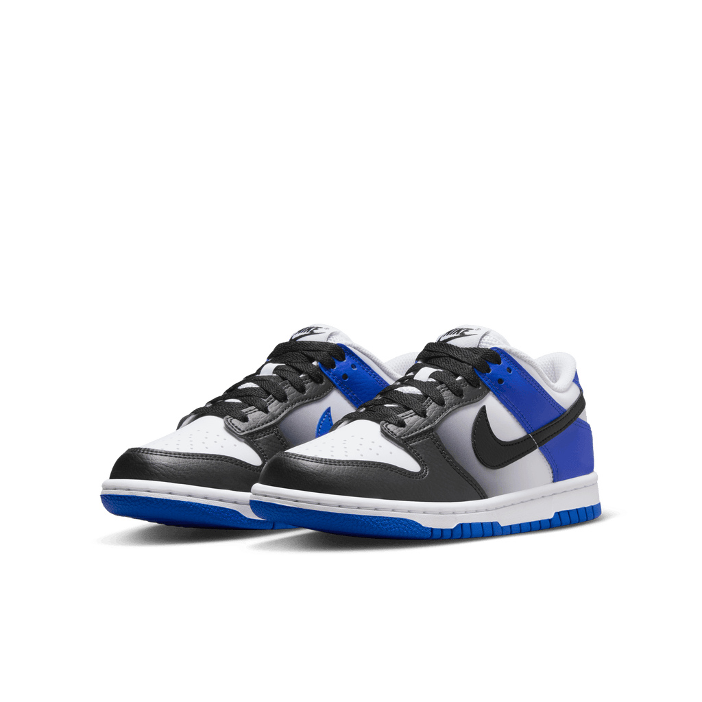 Big Kids' Nike Dunk Low "Game Royal White Black"