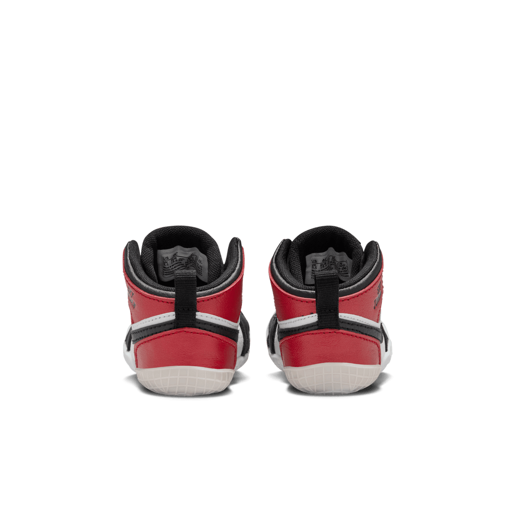 Jordan 1 Baby Crib Bootie "Black Toe Reimagined"