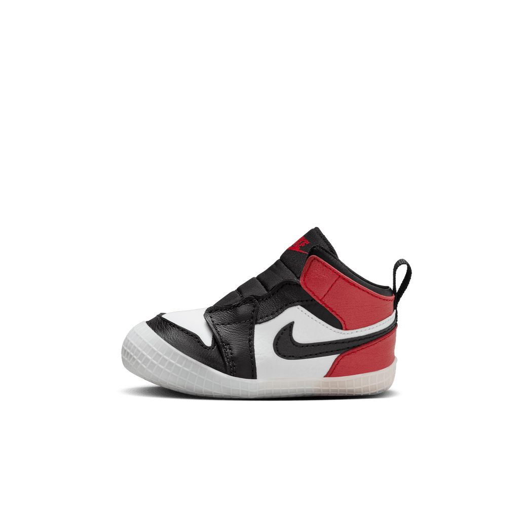 Jordan 1 Baby Crib Bootie "Black Toe Reimagined"