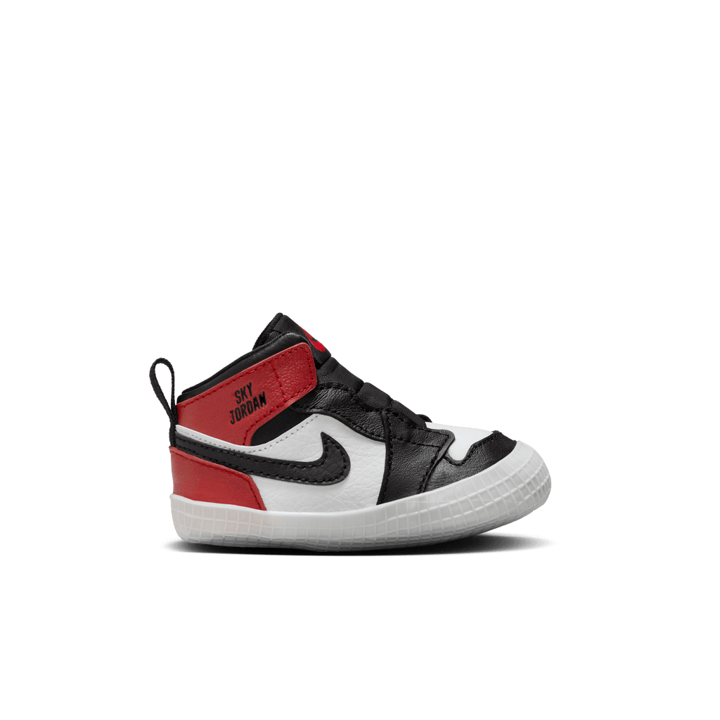 Jordan 1 Baby Crib Bootie "Black Toe Reimagined"