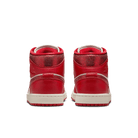 Women's Air Jordan 1 Mid SE "Red Cracked Leather"