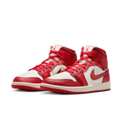 Women's Air Jordan 1 Mid SE "Red Cracked Leather"