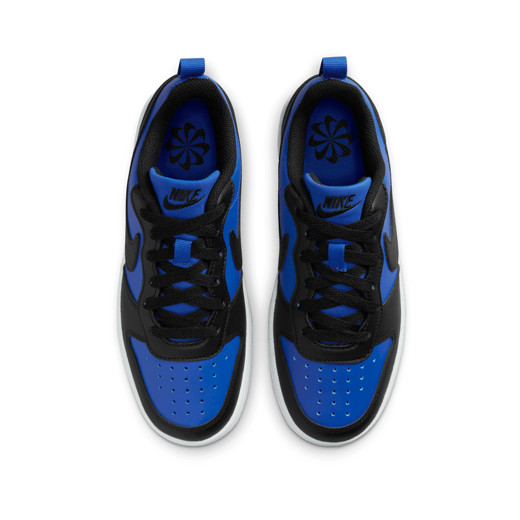 Big Kids' Nike Court Borough Low Recraft "Game Royal Black"