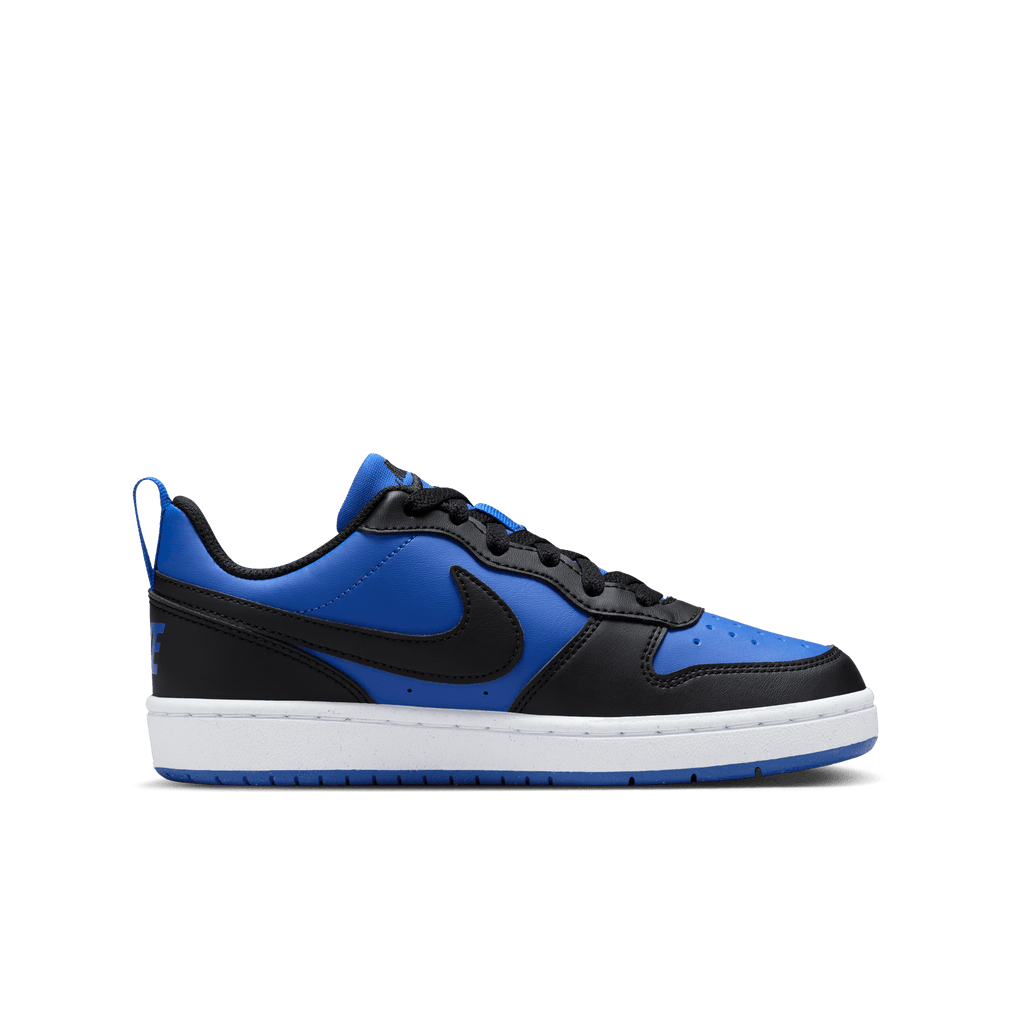 Big Kids' Nike Court Borough Low Recraft "Game Royal Black"