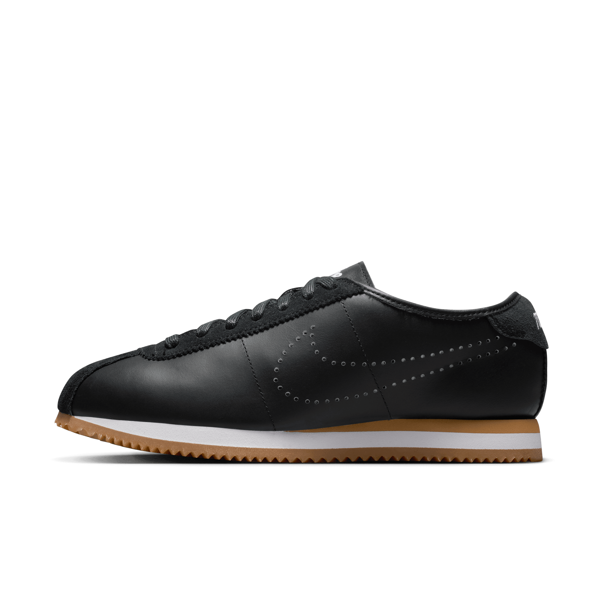 Women's Nike Cortez Leather "Black Gum Light Brown"