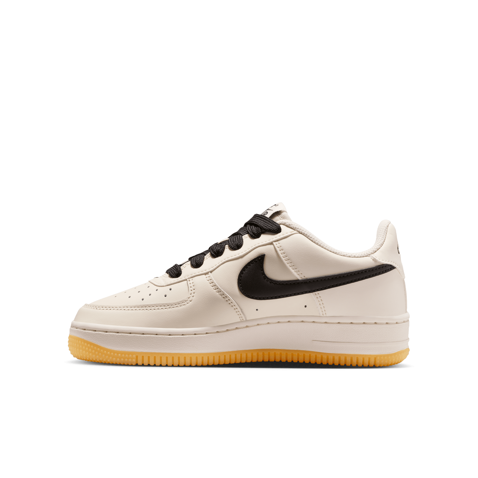 Big Kids' Nike Air Force 1 LV8 "Soft Pearl Black Gum"