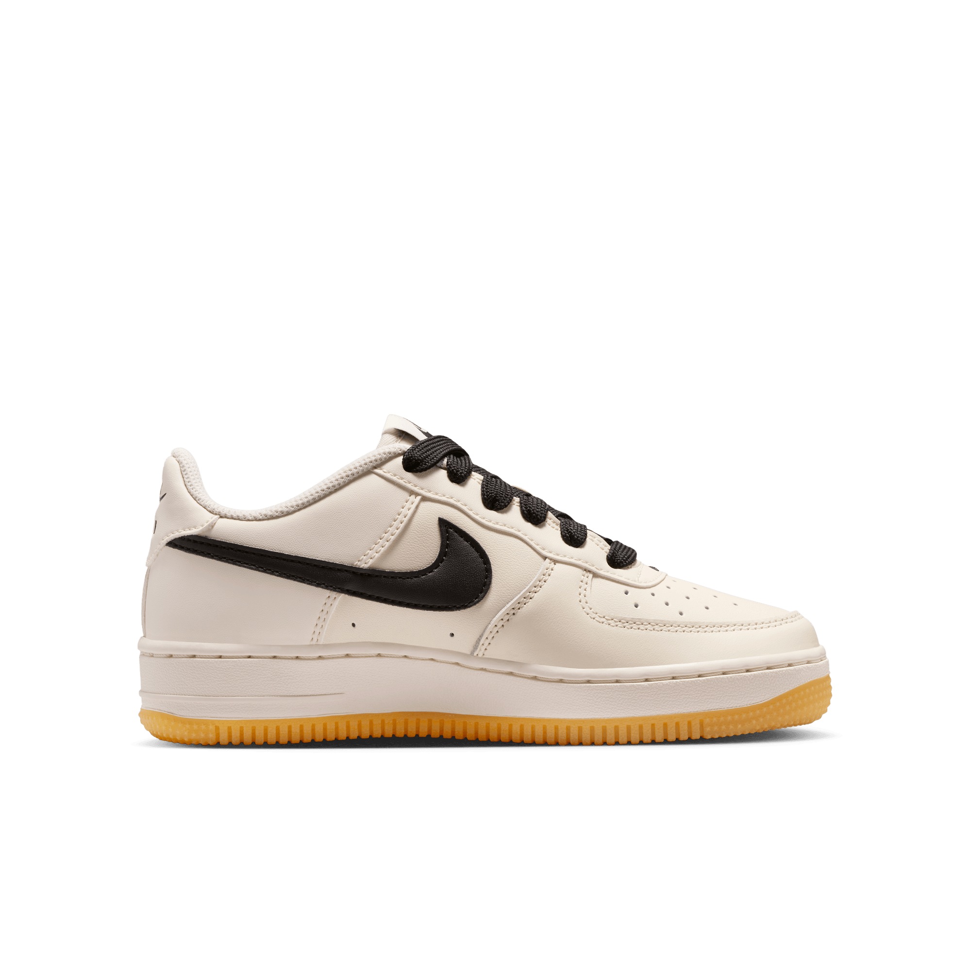 Big Kids' Nike Air Force 1 LV8 "Soft Pearl Black Gum"