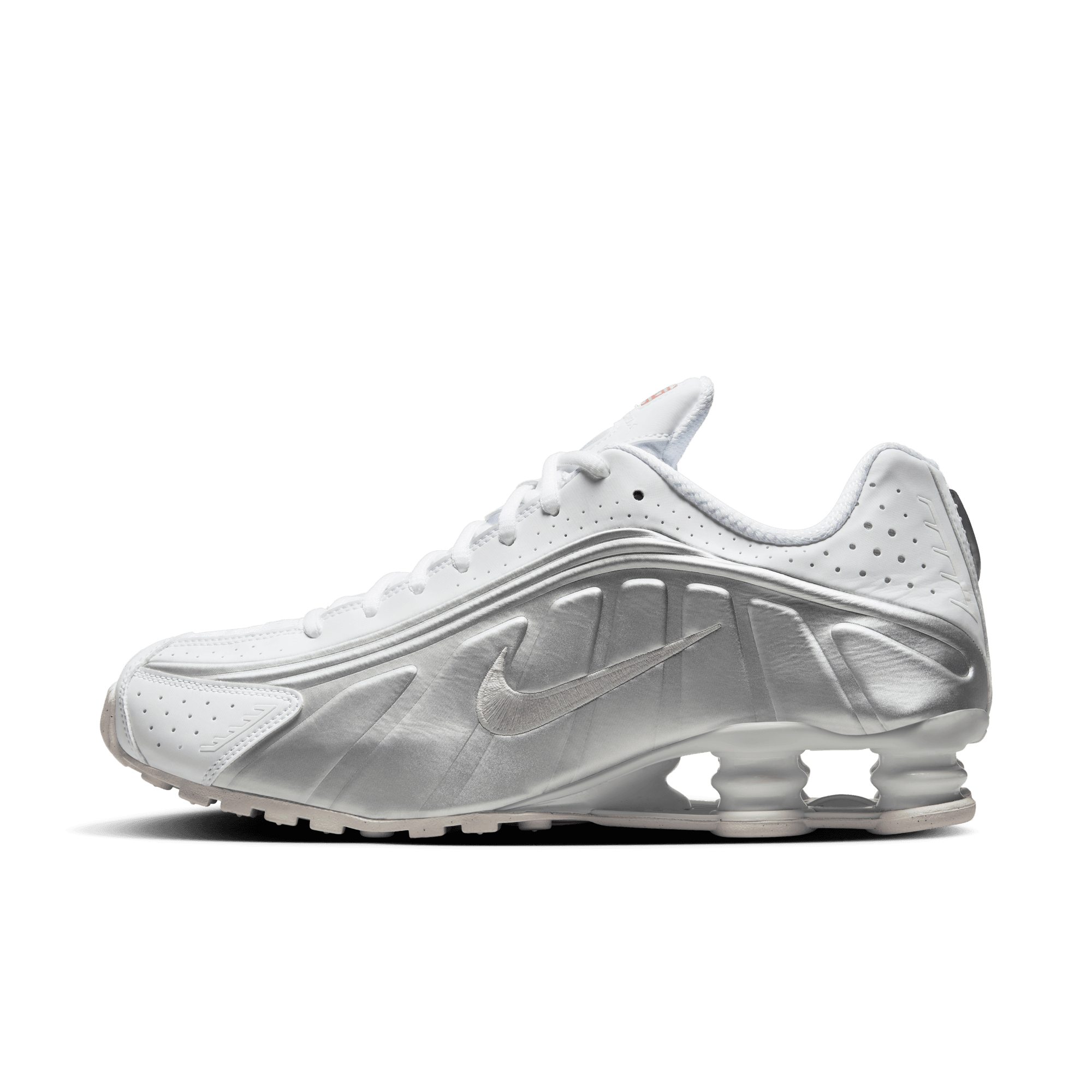 Men's Nike Shox R4 "White Metallic Silver"