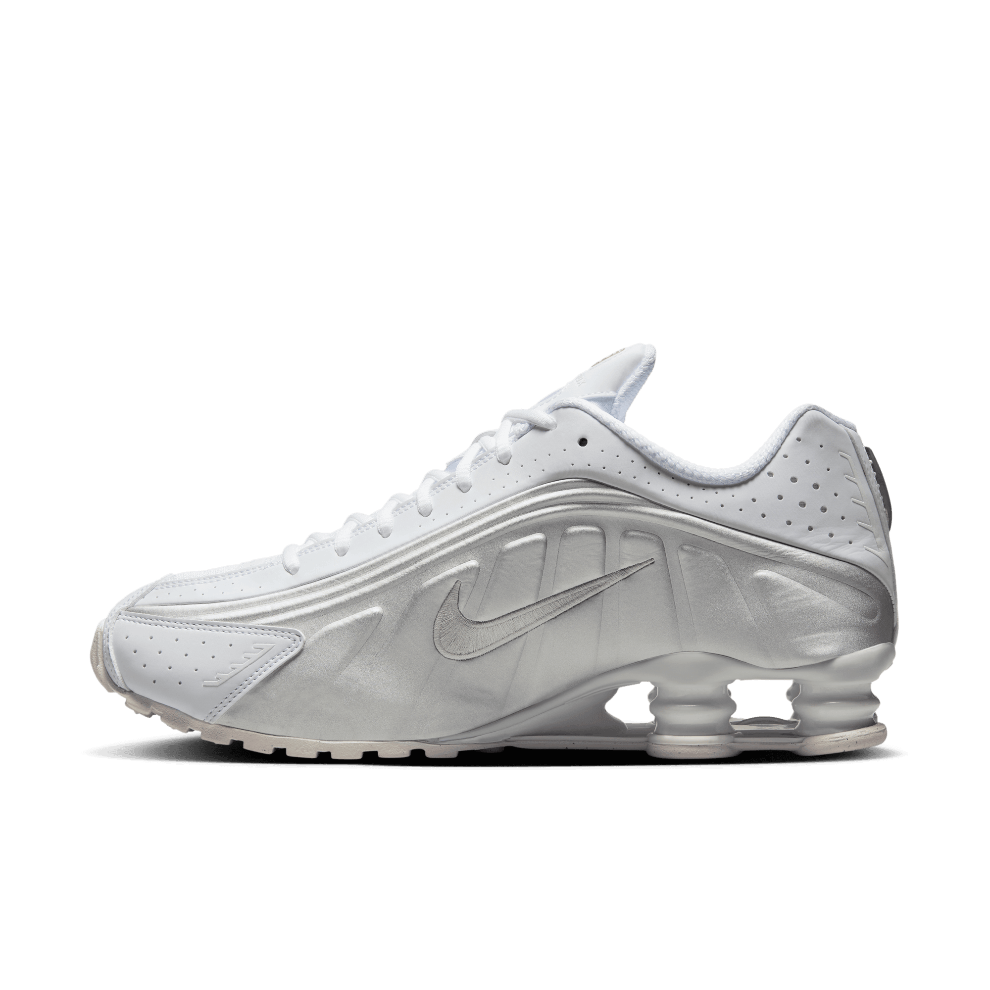 Men's Nike Shox R4 "White Metallic Silver"
