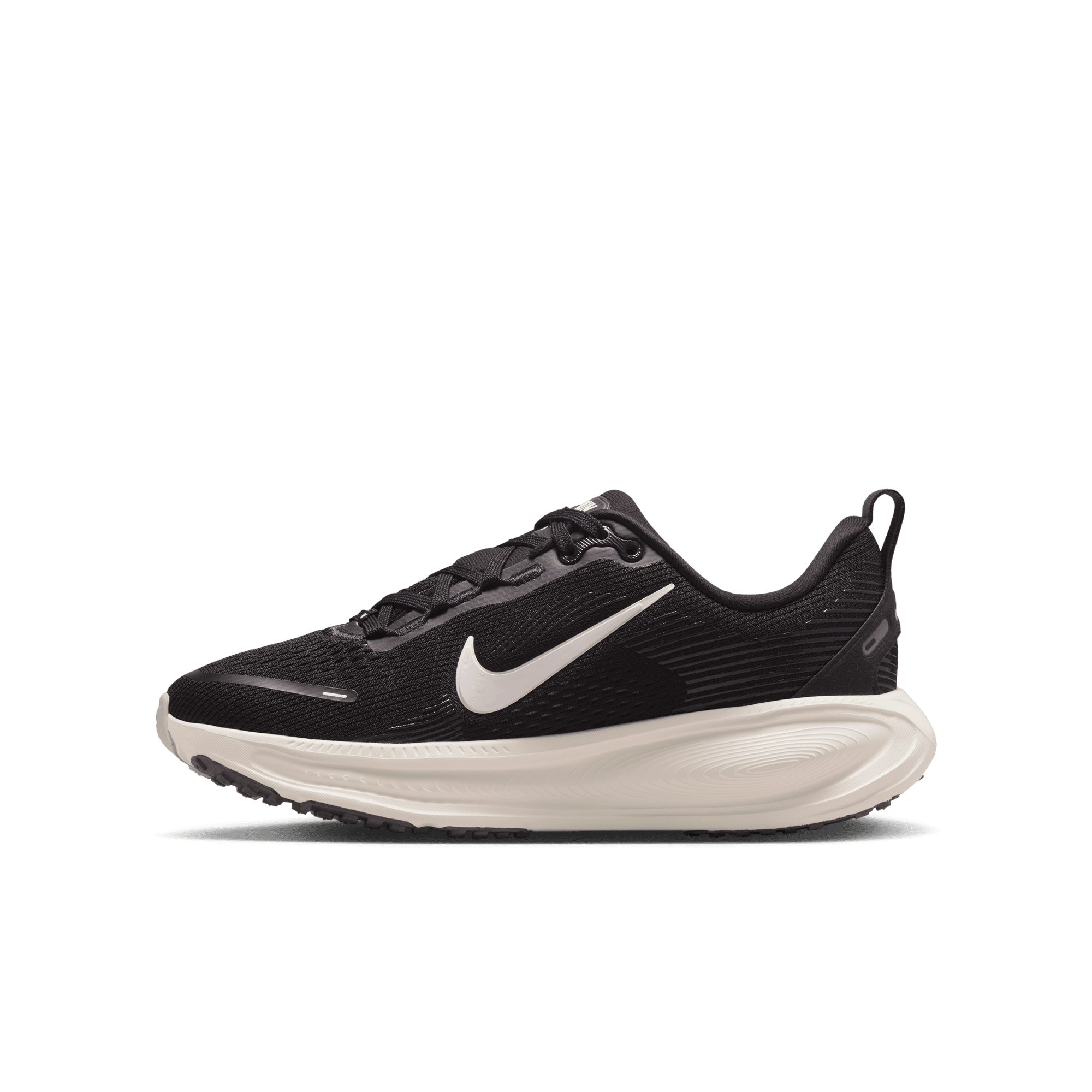 Big Kids' Nike Vomero 18 "Black Coconut Milk Iron Ore Summit White"