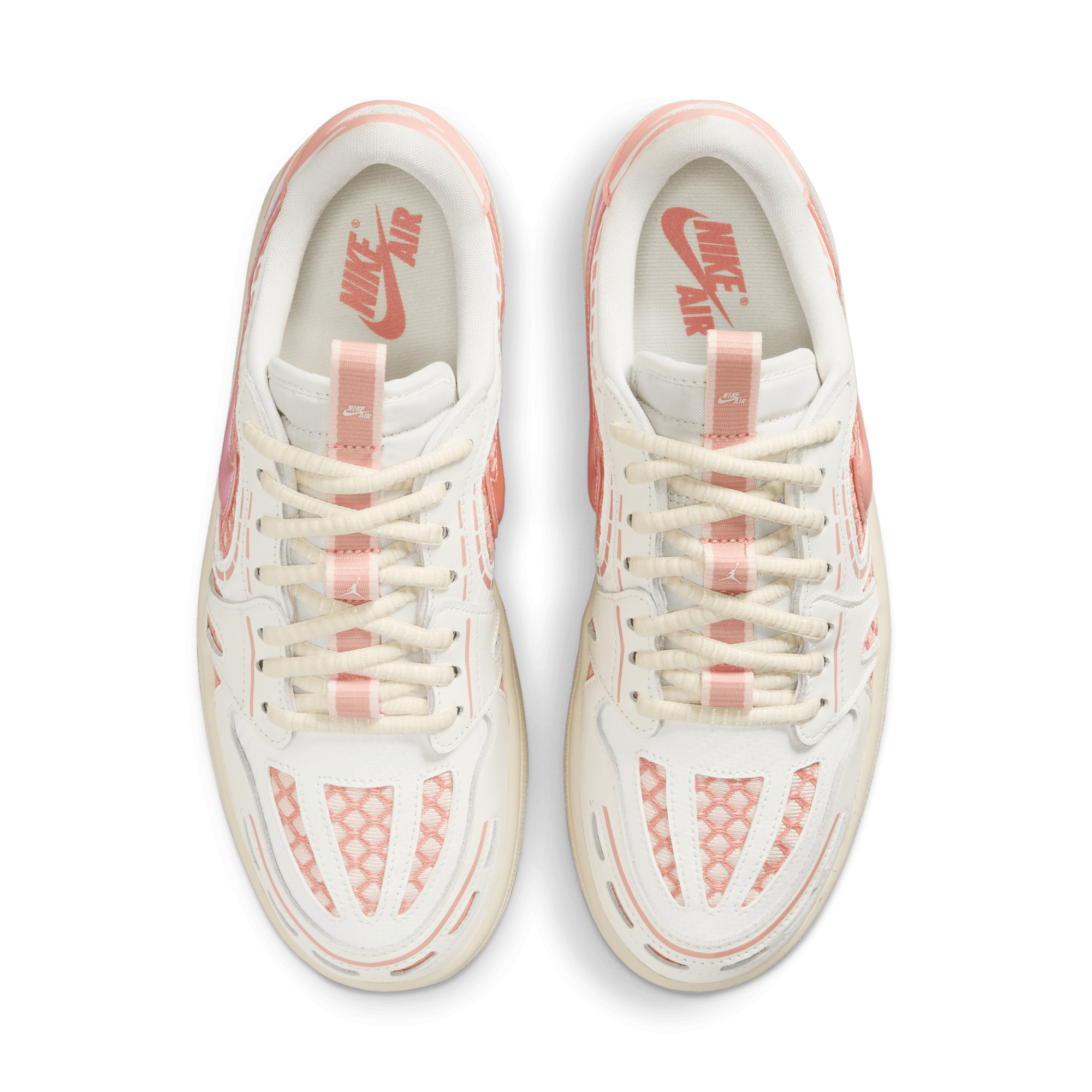 Women's Air Jordan 1 Low Method of Make "Sail Washed Coral"