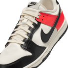 Women's Nike Dunk Low SE " Black Toe Bright Crimson"