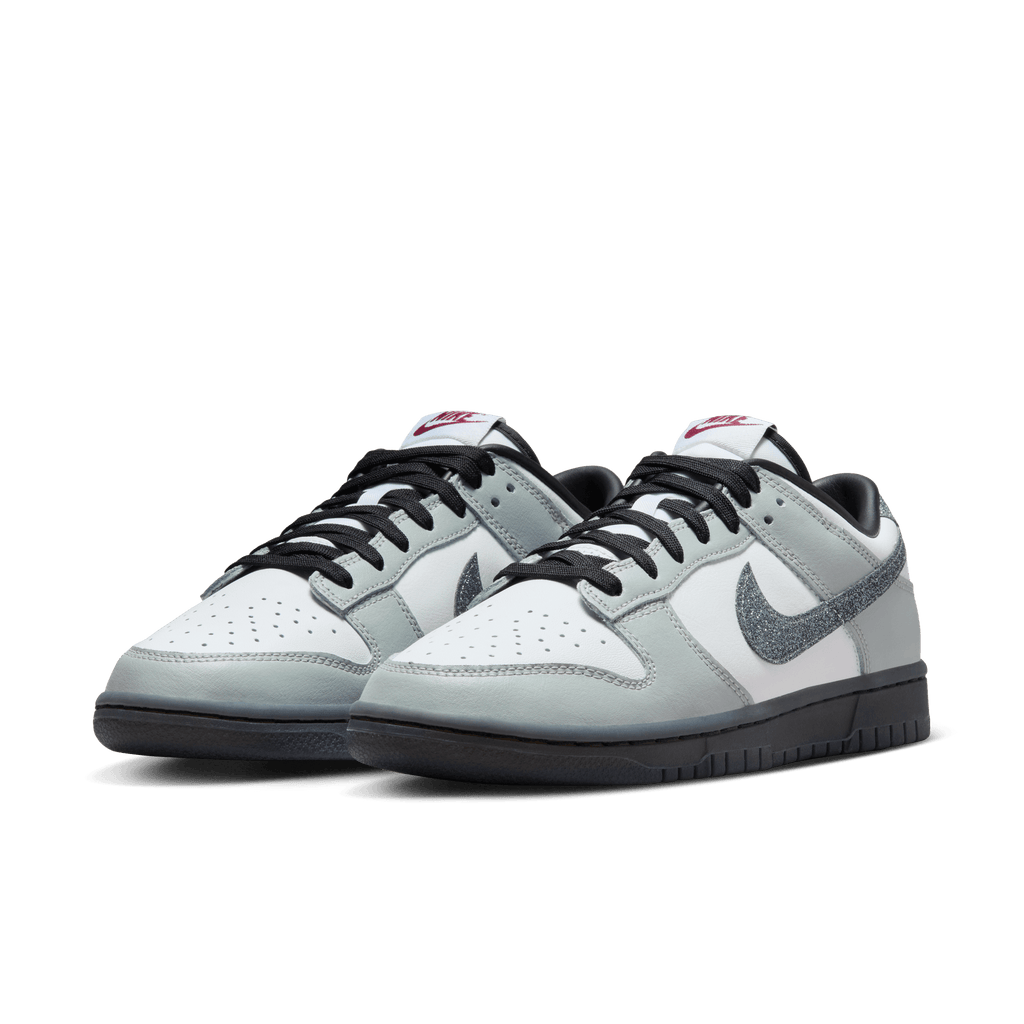 Women's Nike Dunk Low LX "Glitter Swoosh Smoke Grey"