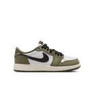 Big Kids' Air Jordan 1 Retro Low OG "Medium Olive"