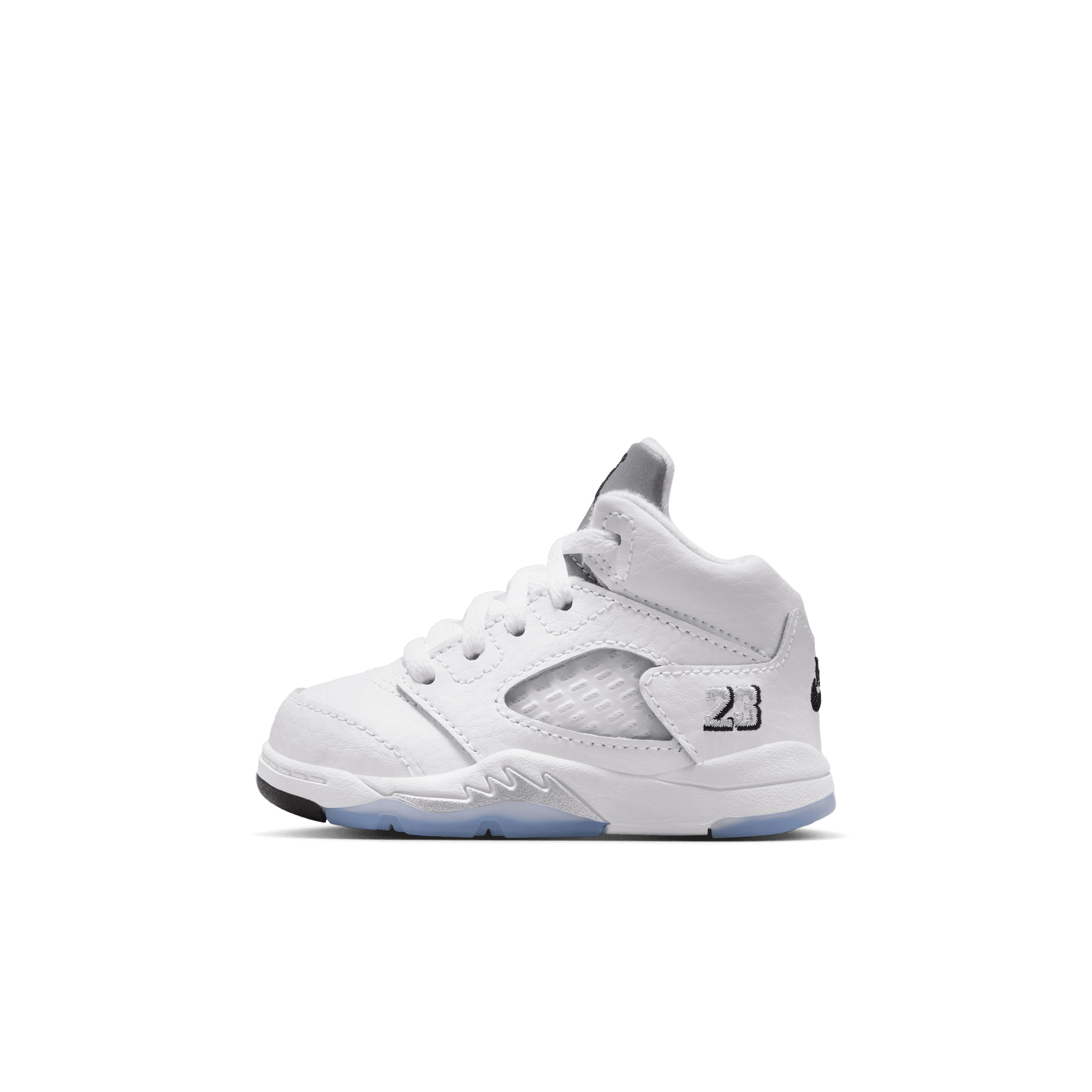 Baby/Toddler Jordan 5 Retro OG "White Metallic"