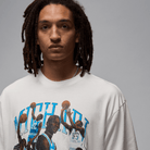 Men's Jordan Flight Essential Oversize Graphic Crew T-Shirt "Sail Black"