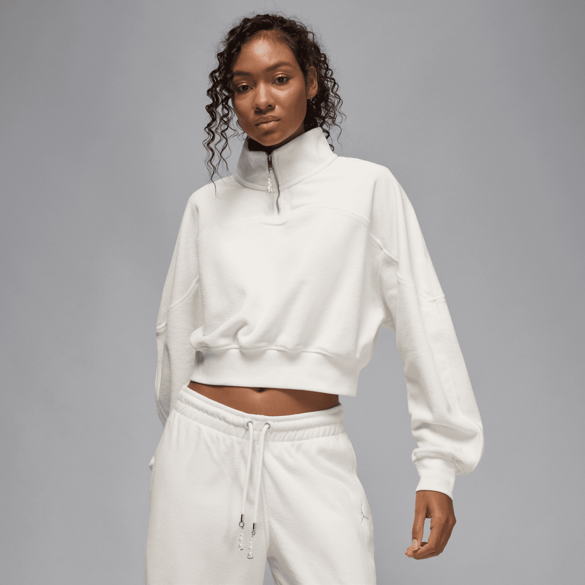 Women's Jordan Flight Fleece Quarter-Zip Top