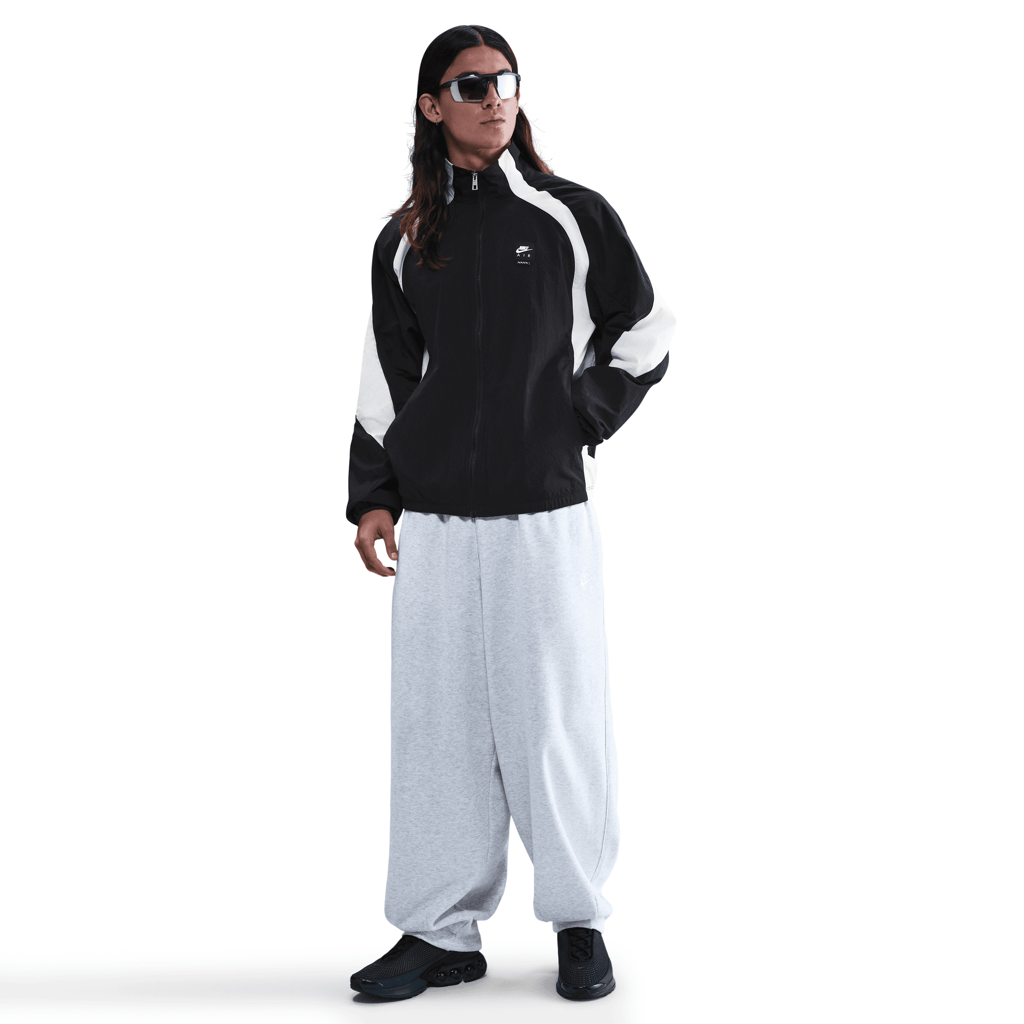 nike air woven track jacket