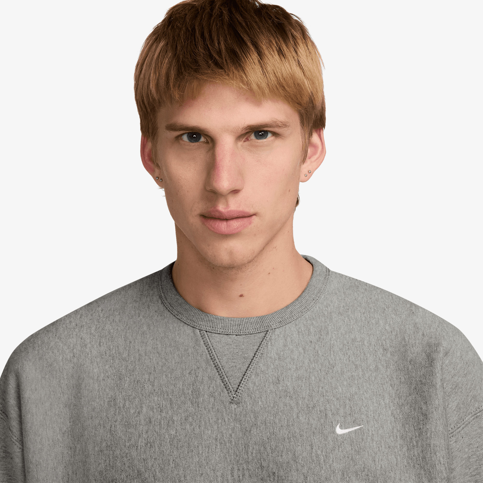 Men's Nike Solo Swoosh Fleece Crew
