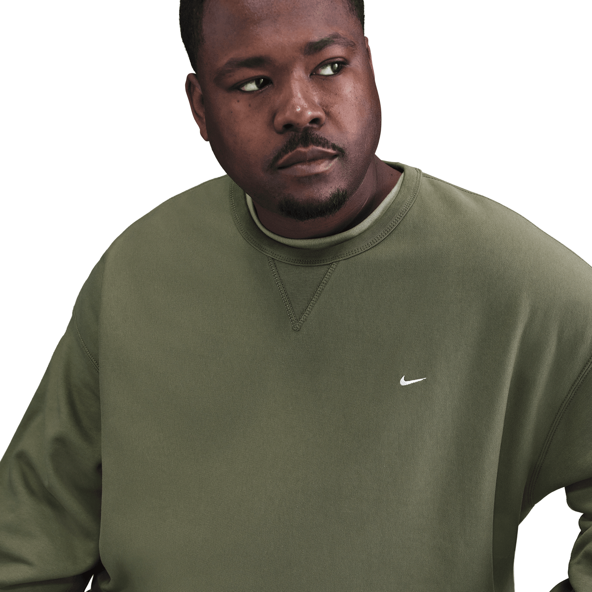 Men's Nike Solo Swoosh Fleece Crew sweatshirt