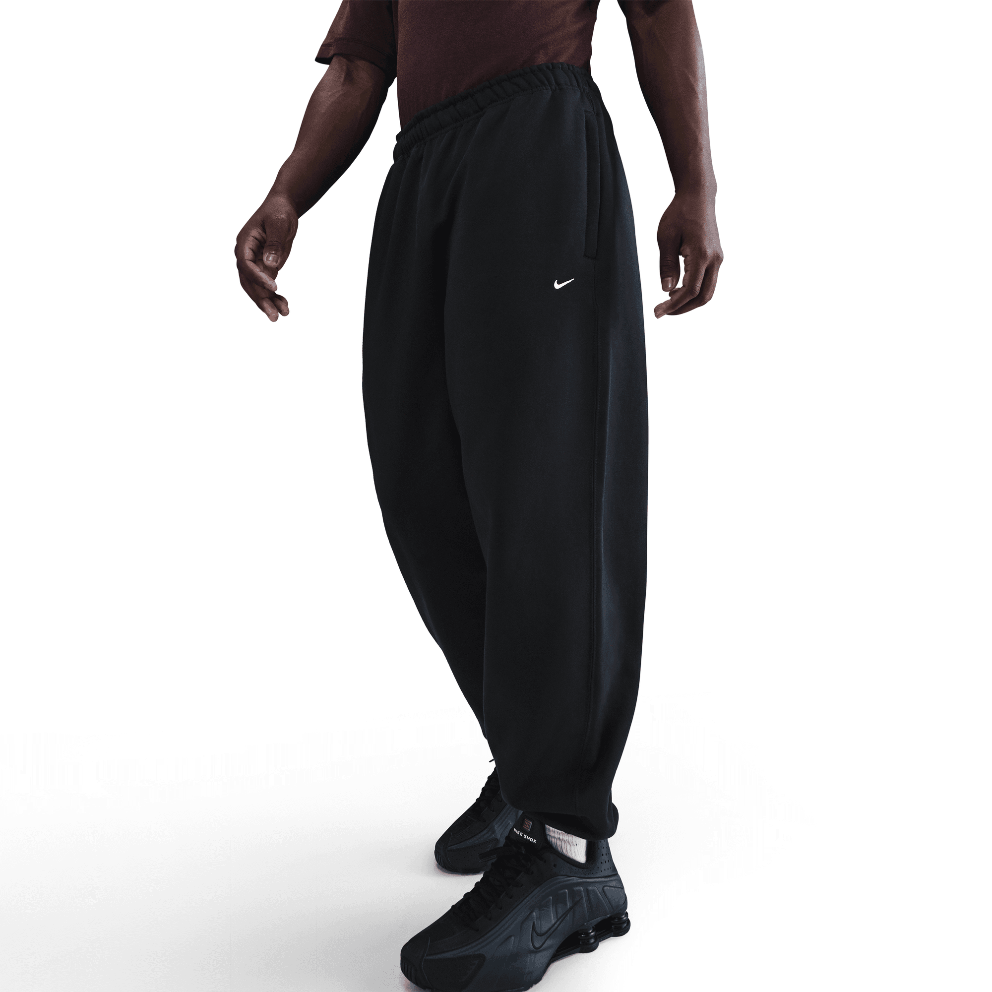 Men's Nike Solo Swoosh Cuffed Fleece Pants