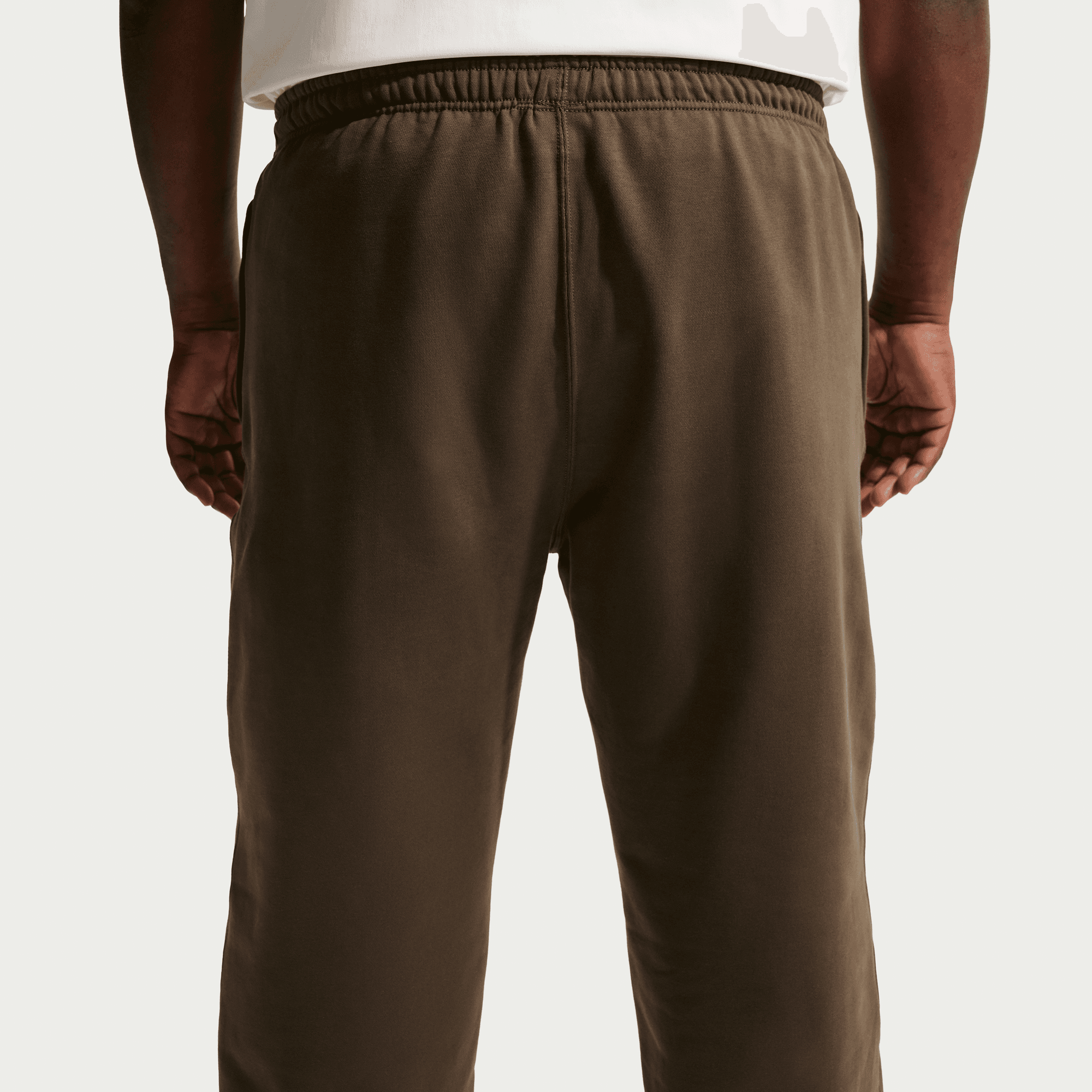 Men's Nike Solo Swoosh Cuffed Fleece Pants