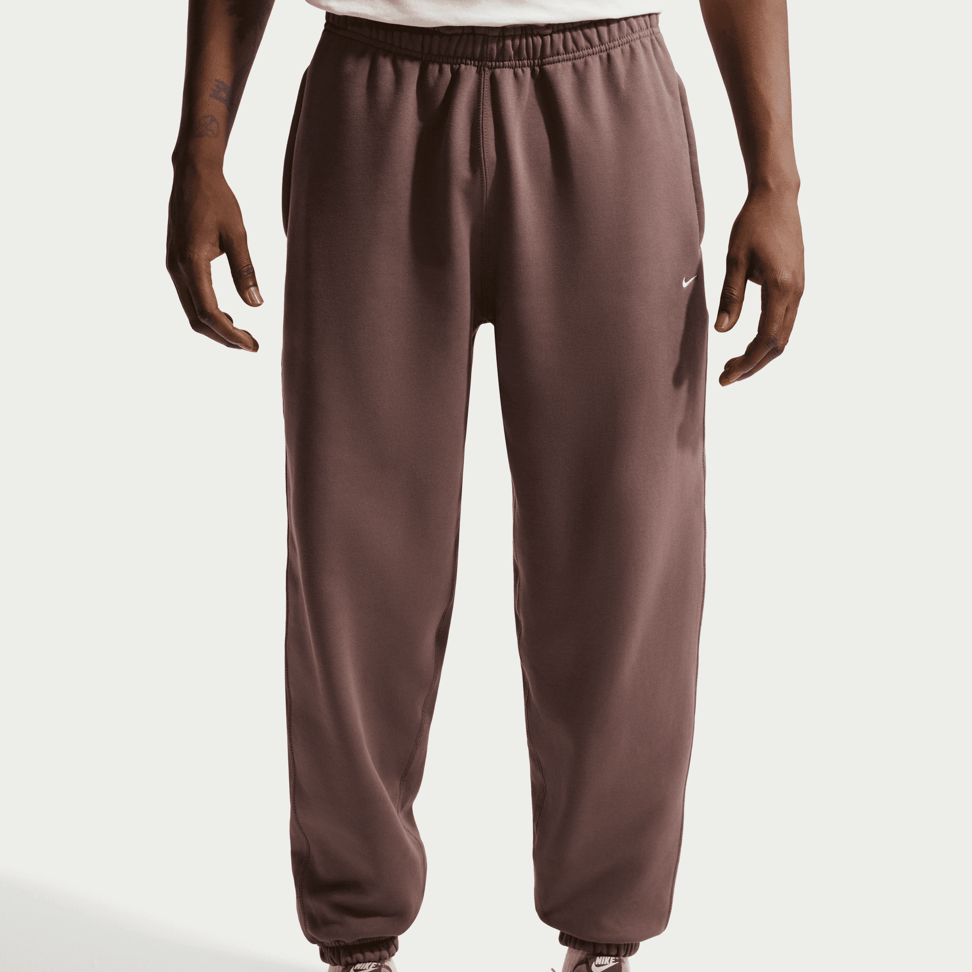 Men's Nike Solo Swoosh Cuffed Fleece Pants