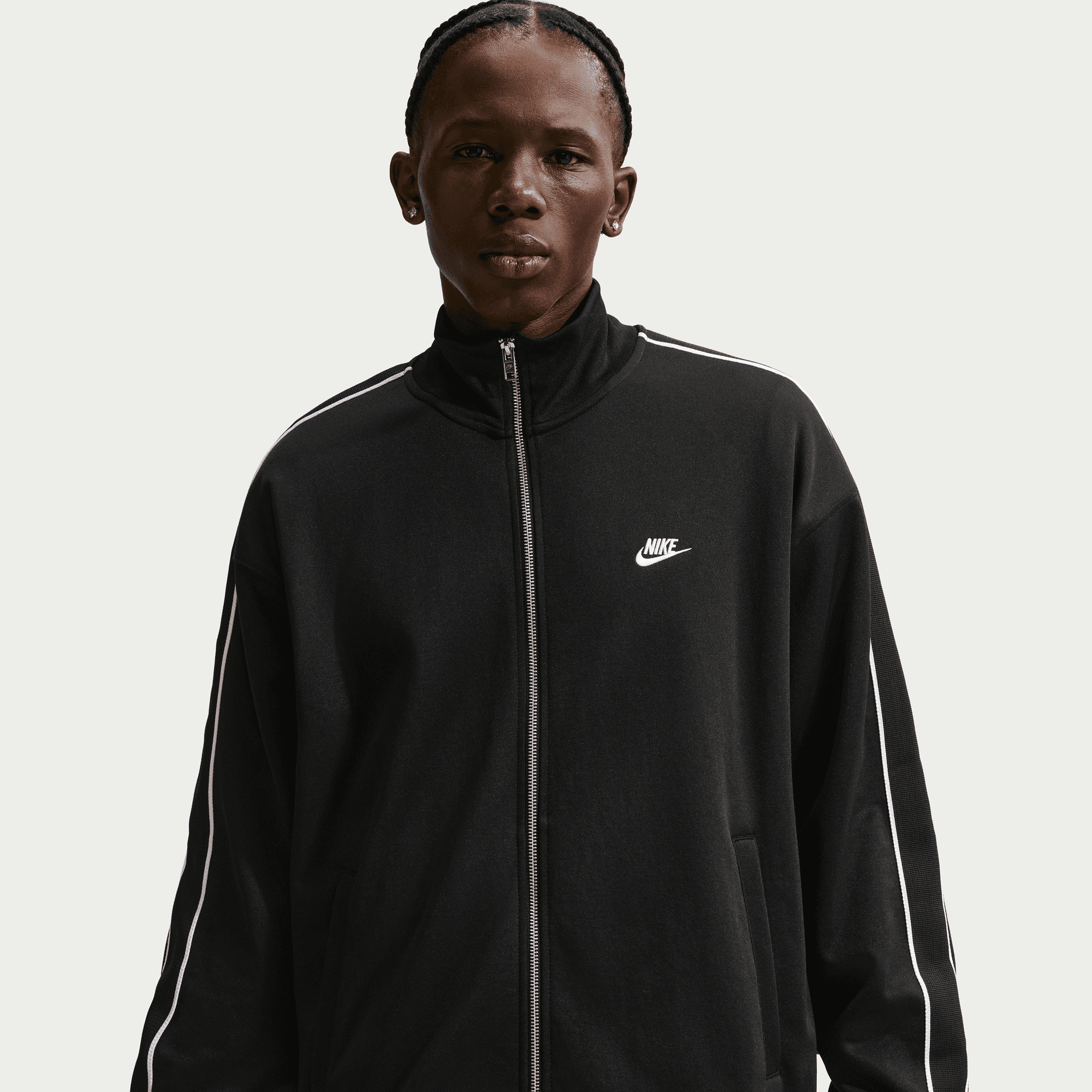 Men's Nike Sportswear Club Oversized Knit Track Jacket