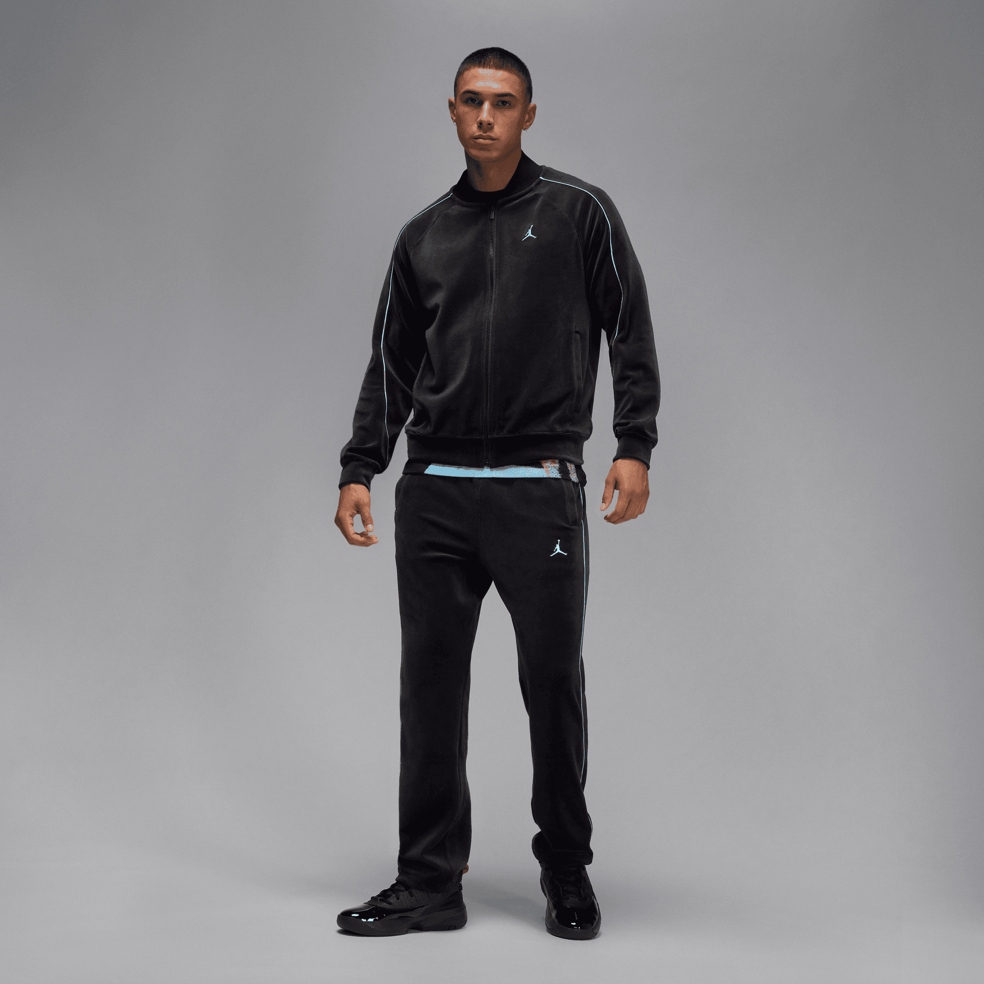 Men's Jordan Brooklyn Velour Track Jacket