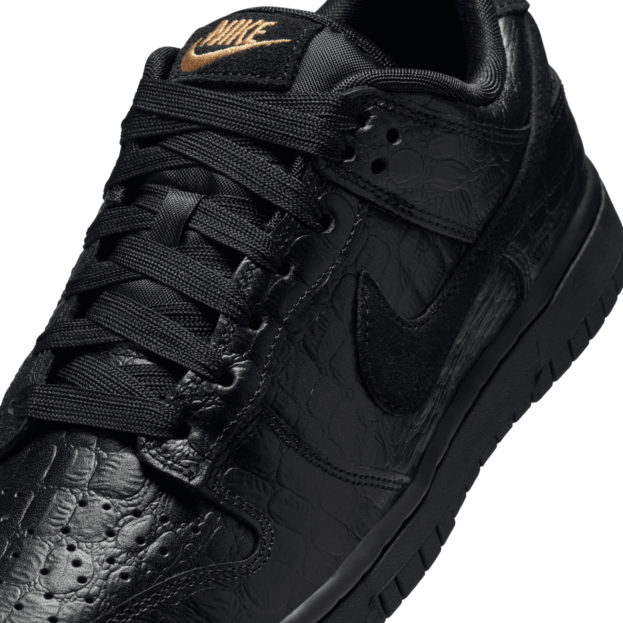 Women's Nike Dunk Low "Black Croc"