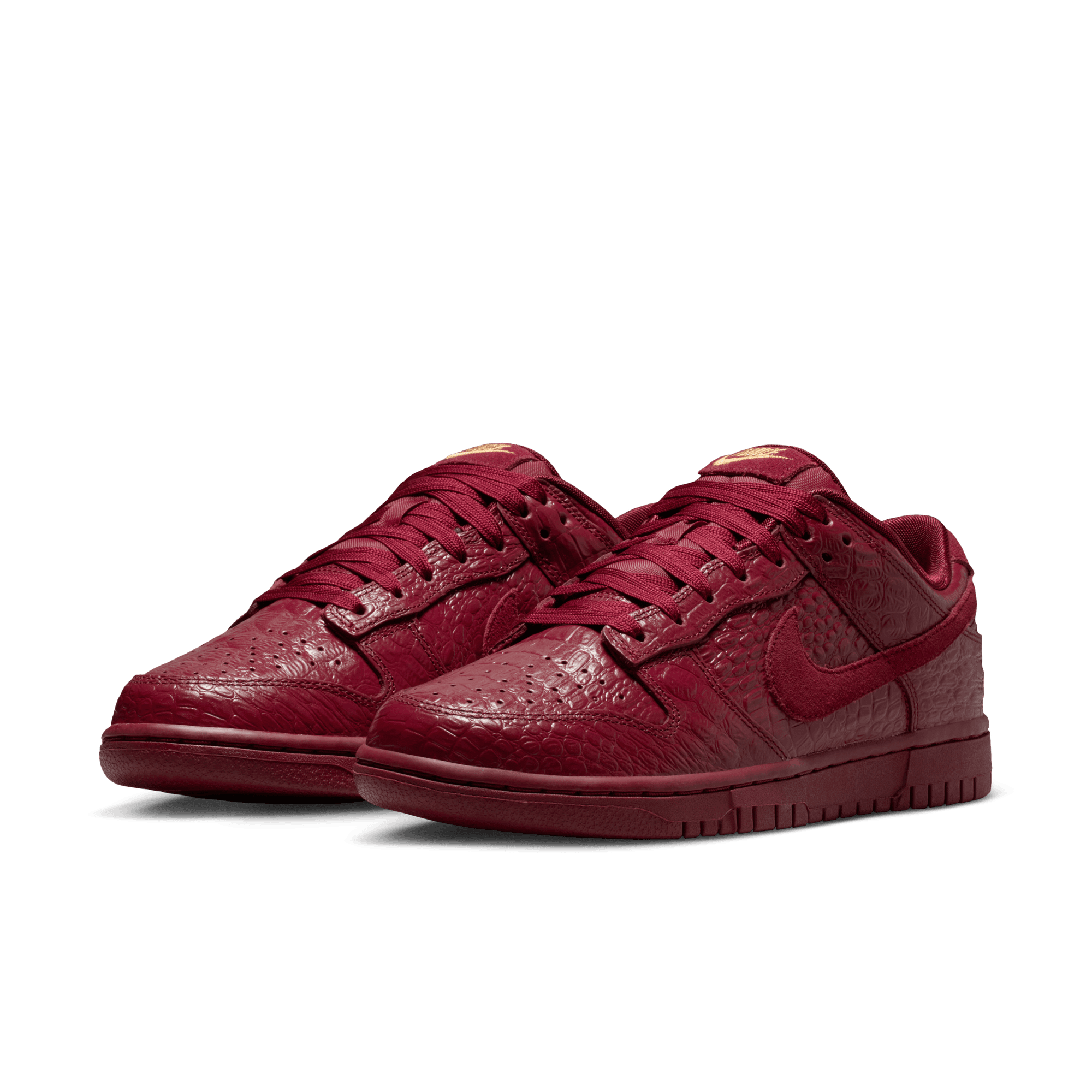 Women's Nike Dunk Low "Team Red Croc"