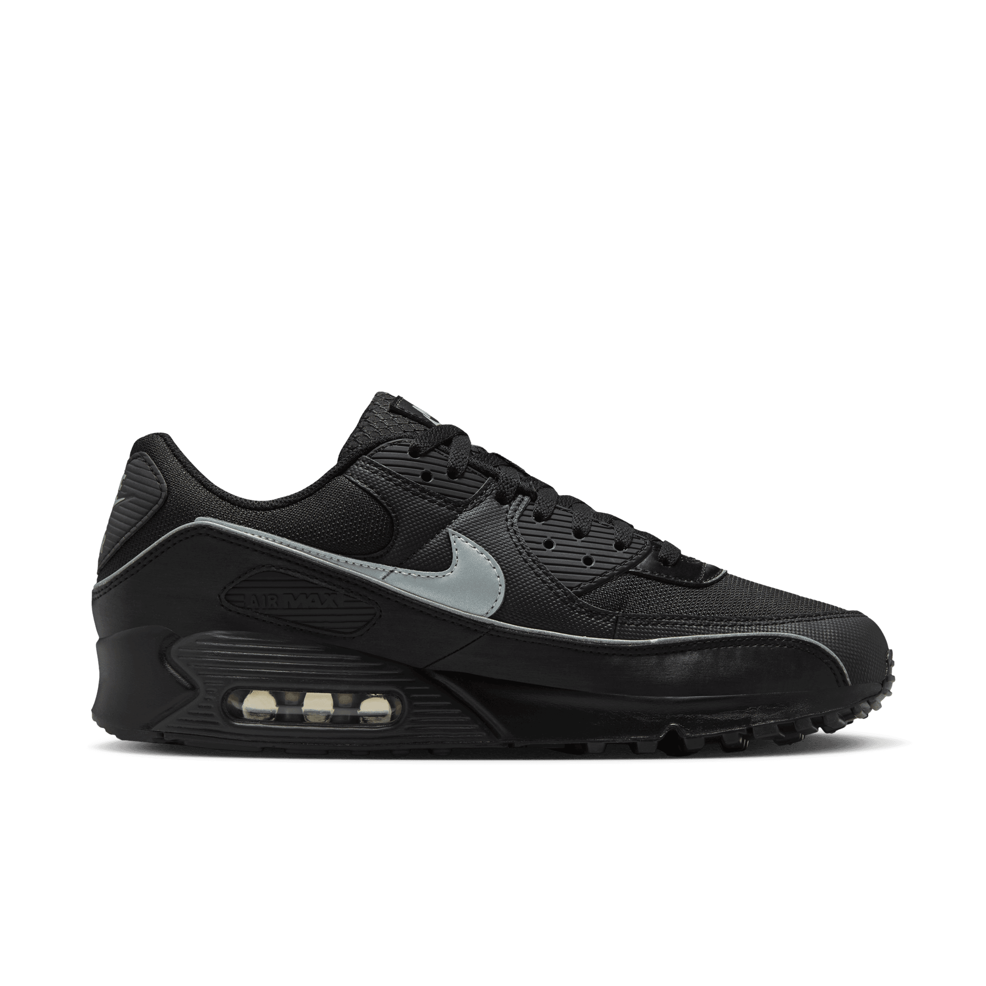 Men's Nike Air Max 90 Premium "Black Reflective"