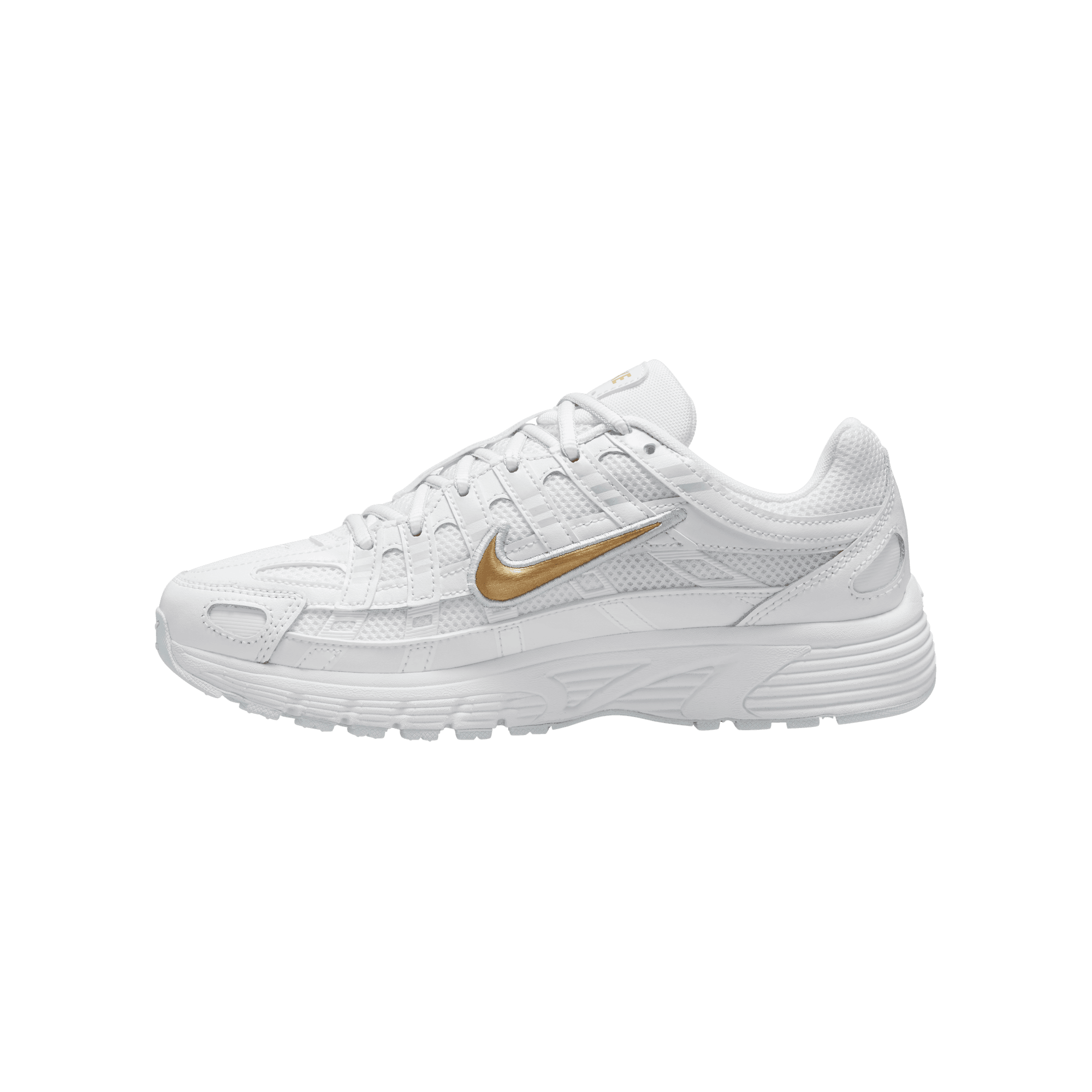 Big Kids' Nike P-6000 "White Metallic Gold"