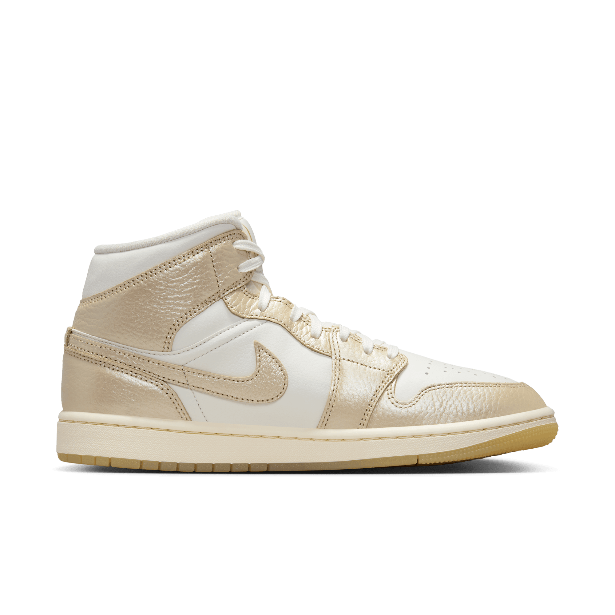Women's Air Jordan 1 Mid SE "Metallic Team Gold"