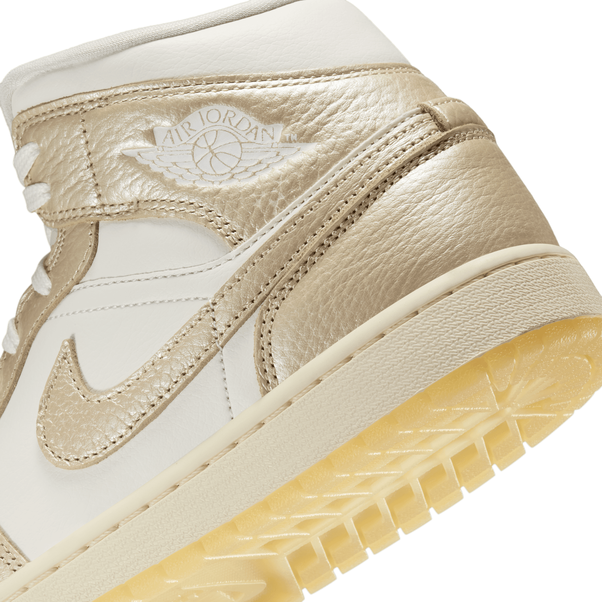 Women's Air Jordan 1 Mid SE "Metallic Team Gold"