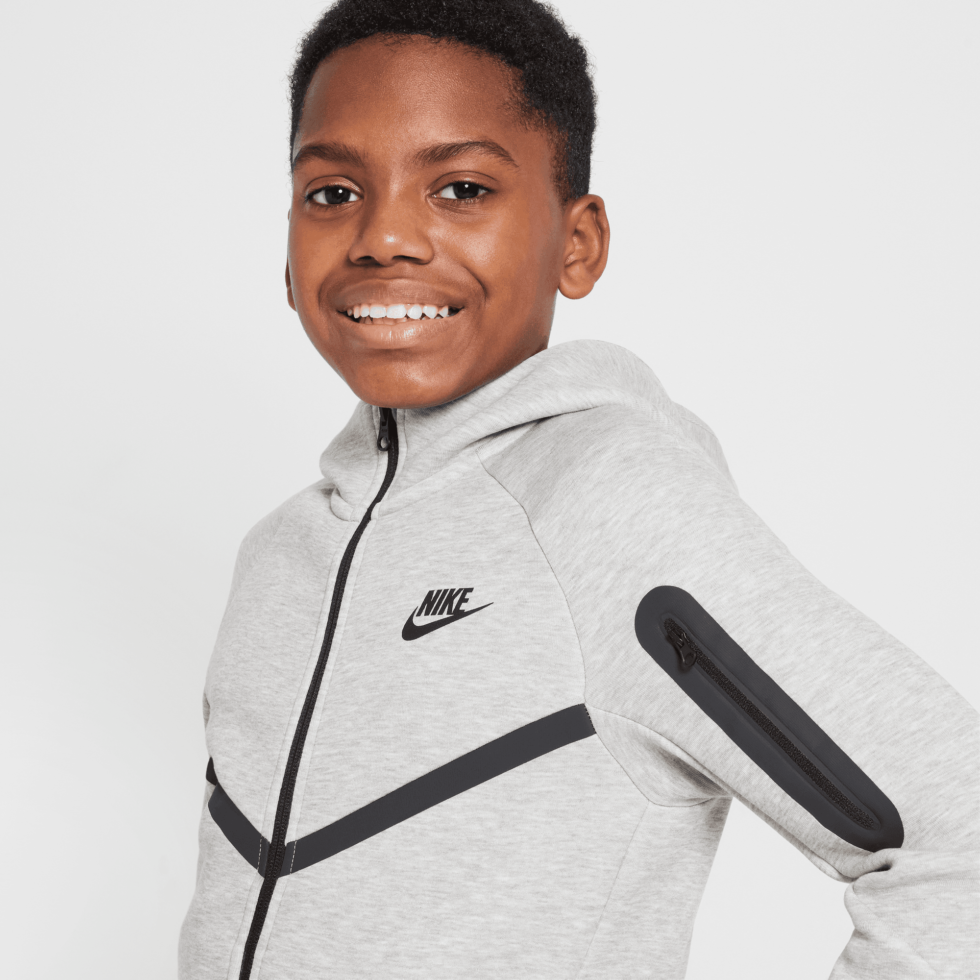 Big Kids' Nike Sportswear Tech Fleece Full-Zip Hoodie "Unisex"