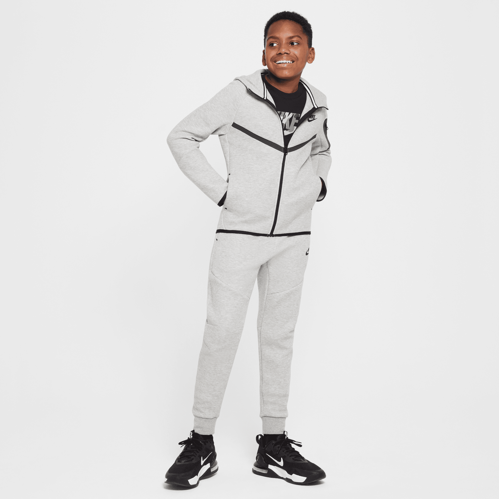 Big Kids' Nike Sportswear Tech Fleece Full-Zip Hoodie "Unisex"