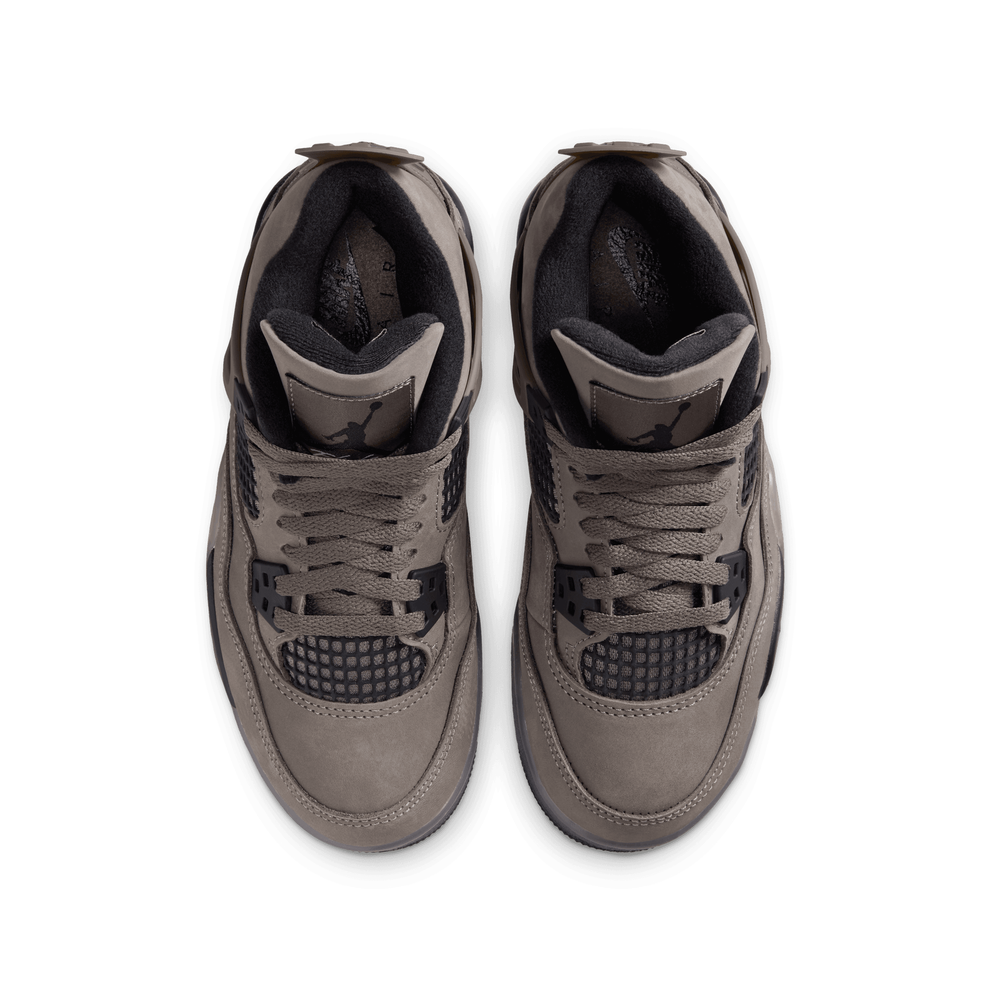 Big Kids' Air Jordan 4 Retro "Cave Stone and Black"