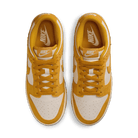 Women's Nike Dunk Low "Dark Sulfur Gold Mini Swoosh"