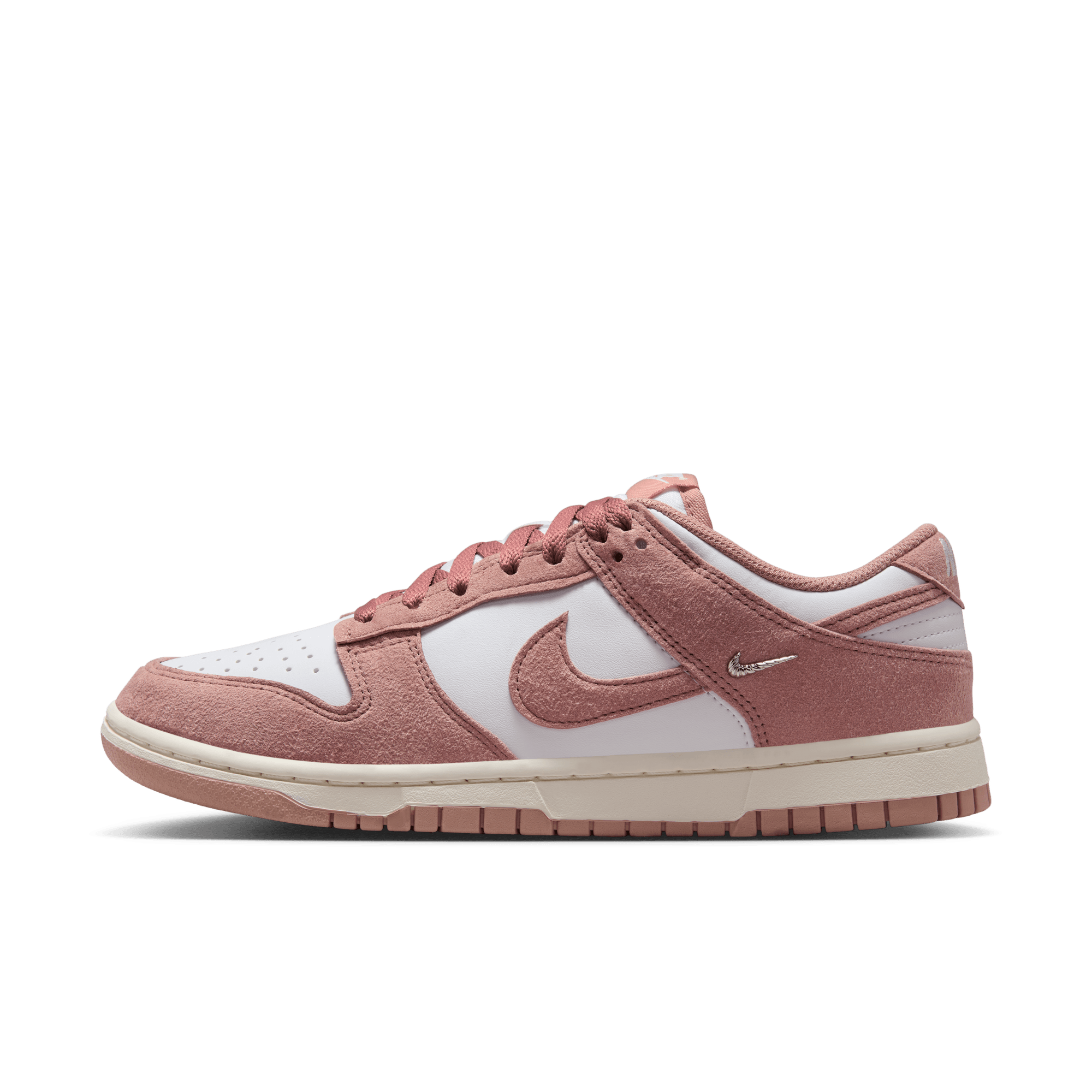 Women's Nike Dunk Low "Rose Whisper Mini Swoosh"