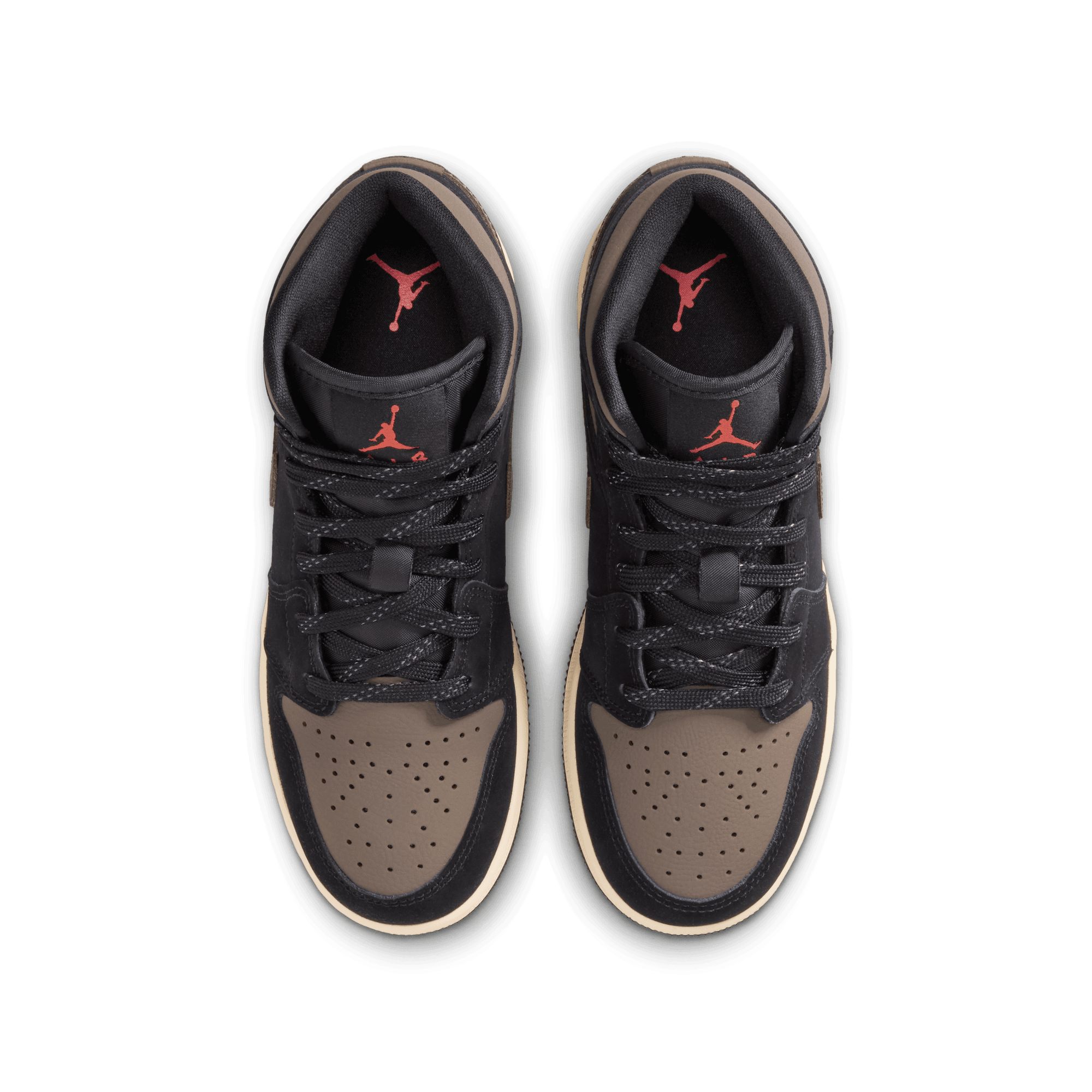 Big Kids' Air Jordan 1 Mid SE "Black Olive Grey"