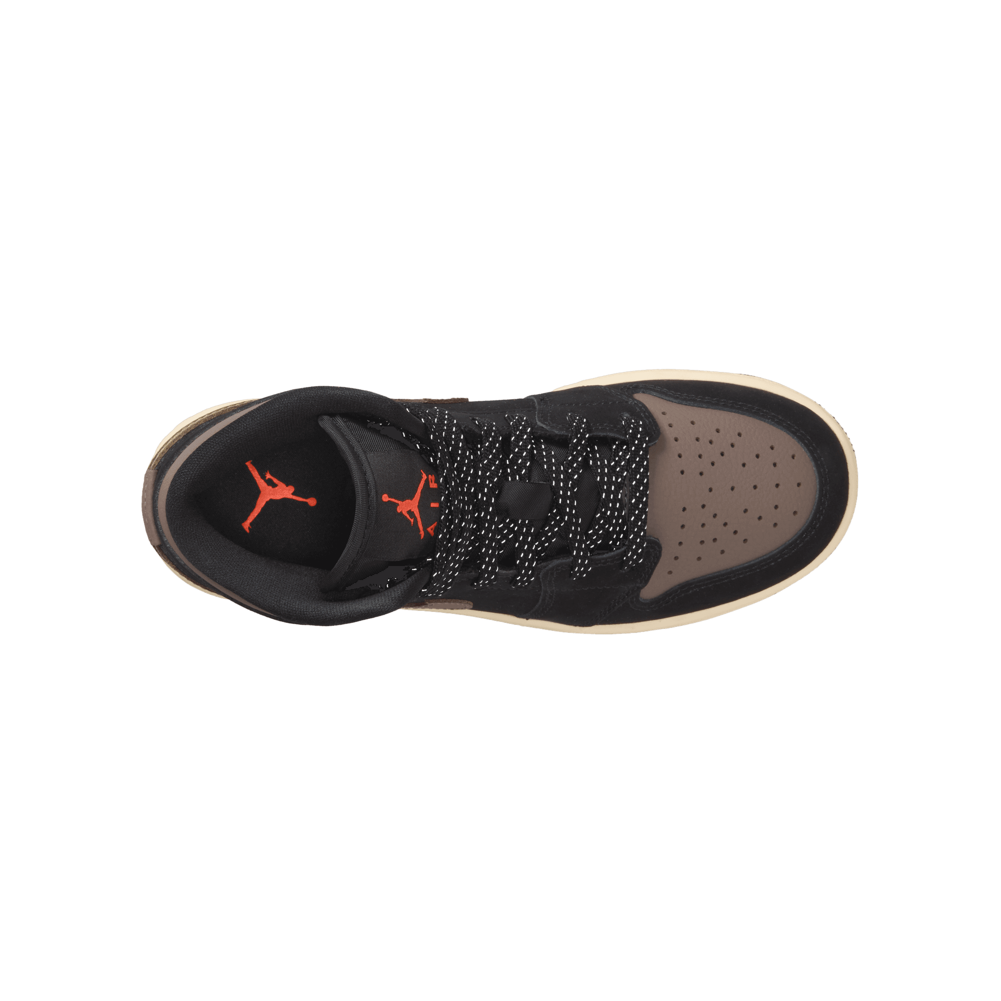 Big Kids' Air Jordan 1 Mid SE "Black Olive Grey"