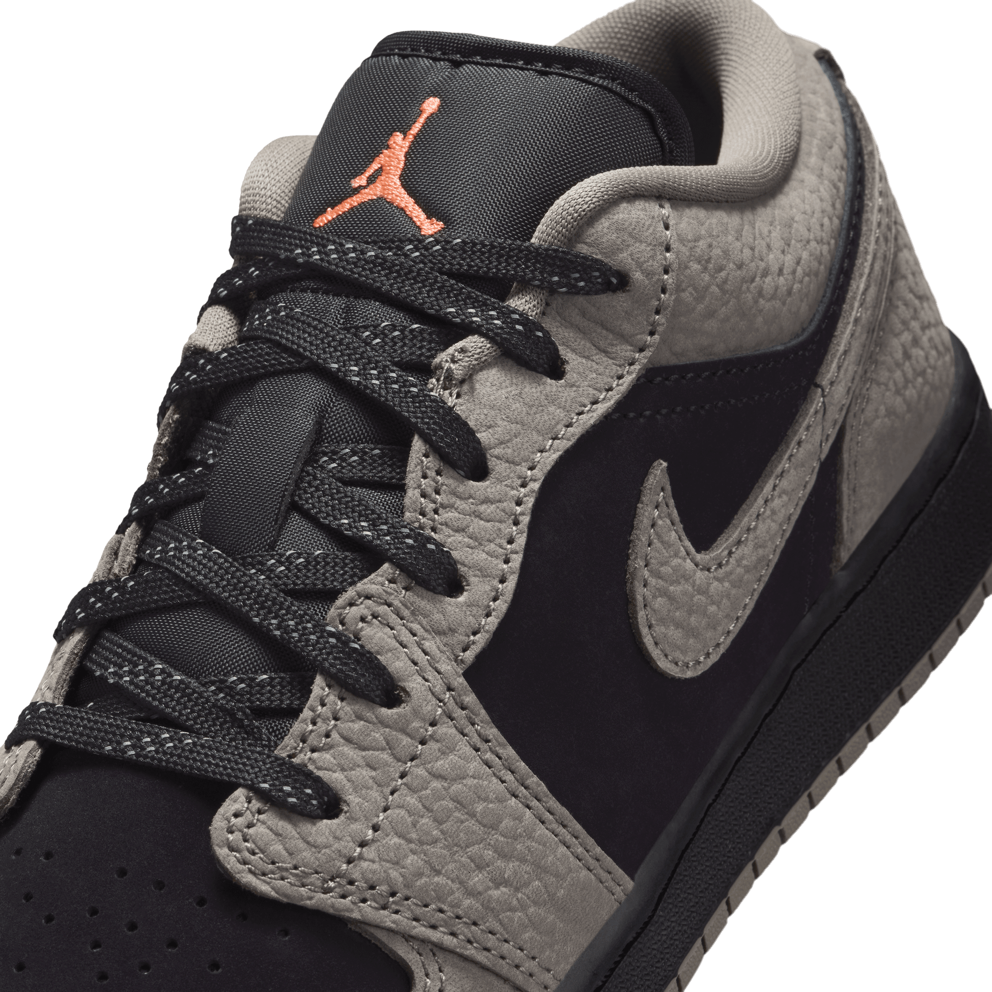 Big Kids' Air Jordan 1 Low SE "Olive Grey"