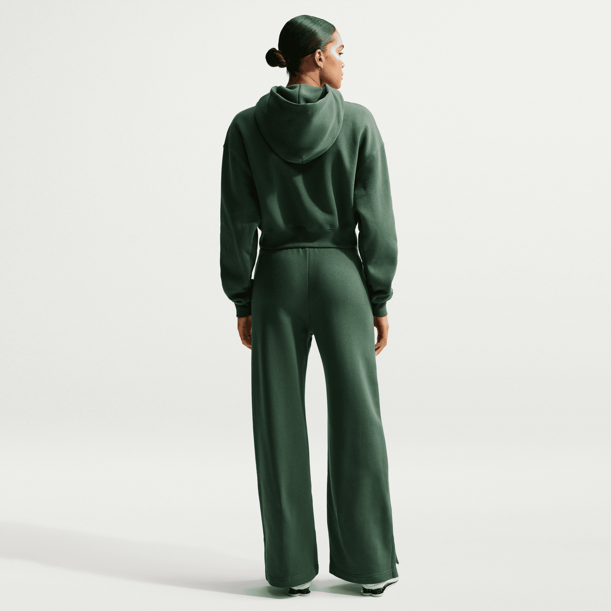 Women's Nike Sportswear Phoenix Fleece Oversized Cropped Henley Hoodie